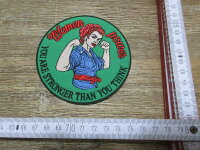 Patch Rosie the Riveter Women Power You are stronger US...