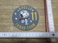 Patch US Army Snoopy Astronaut Apollo 11 Lunar Team NASA...