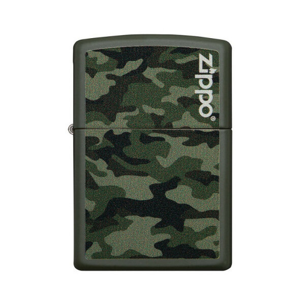 Zippo 3-color Woodland Camo US Army WWII Sturmfeuerzeug Feuerzeug Lighter D-Day