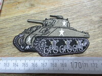 Patch M4 Sherman Panzer Tank Allied Star