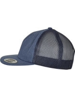 Raw Denim Blue Vintage Trucker Baseball Cap