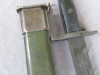 Original US Army Garand M1 Bajonett + Scheide WWII