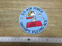 Patch US Air Force Army Flying Ace Snoopy USAAF Pilot...