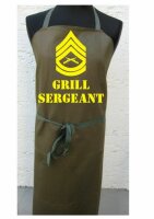 Grill Sergeant US Army Schürze Grillschürze...