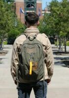 US Army Canvas Vintage Flight Bag Rucksack Backpack Para Traveller Weekender BR