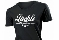 Women Lächle... wenn Du mit mir... Fun T-Shirt Gr...