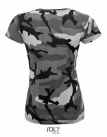 T-Shirt Damen 3-color Woodland Urban Night Camouflage...