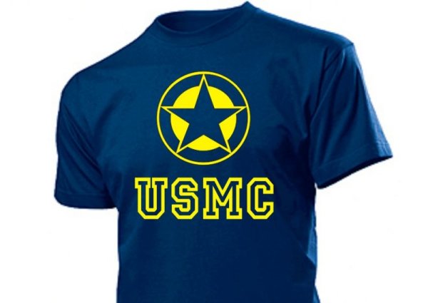 T-Shirt "USMC mit Allied Star"