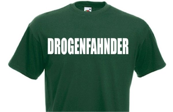 T-Shirt "Drug Searcher" Drogenfahnder Size S-XXL