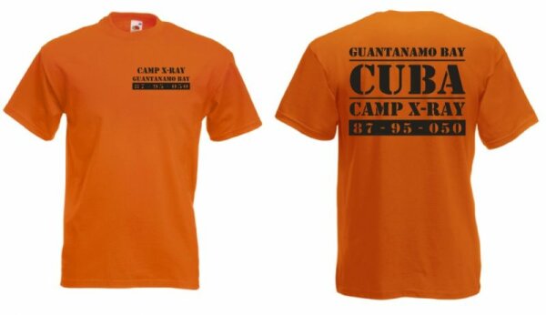 Guantanamo X-Ray Camp Cuba US Army T-Shirt Gr S-5XL
