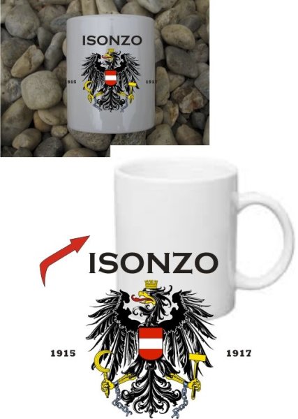 Isonzo Front Austria KuK Kaffee Becher Tasse