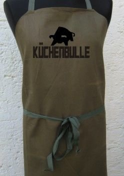 "Kitchenbull" HBT Apron #1