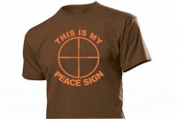 Sniper T-Shirt "This is my Peace Sign" 2