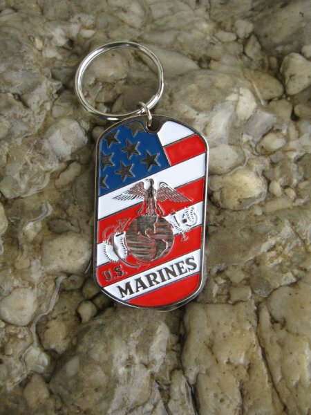 US Marines Dog Tag Schlüsselanhänger