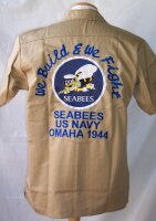 US Navy Seabees Hemd bestickt