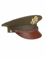 US Army Officer Schirmmütze Visor Hat Oliv Drap OD