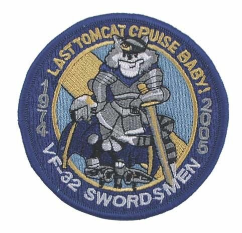 Tomcatter Swordsmen VF-32 Felix the Cat Naval Fighting 32 Patch