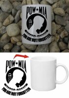 Pow Mia "You are not forgotten" Kaffee Tasse