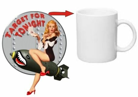 Pin-up Target for Tonight  Coffee Mug