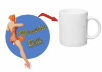 Pin-up Memphis Belle B-17 Flying Fortress Kaffeetasse