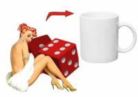 Pin-up Fuzzy Dices Kaffeetasse