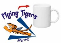 Pin-up Flying Tiger AVG Kaffeetasse