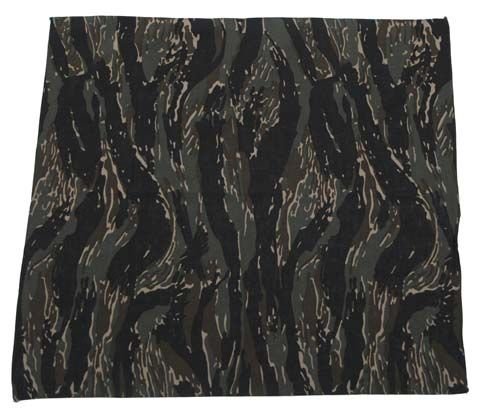 Head Wrap Scarf Tiger Stripes Camo