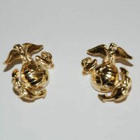 USMC Insignia Collar Badge Brass