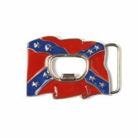 US Flag South Rebels Buckle