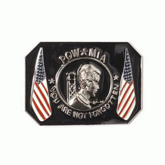 Pow Mia You are not Forgotten Buckle