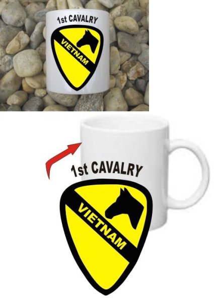 1st Cavalry Division Kaffee Tasse