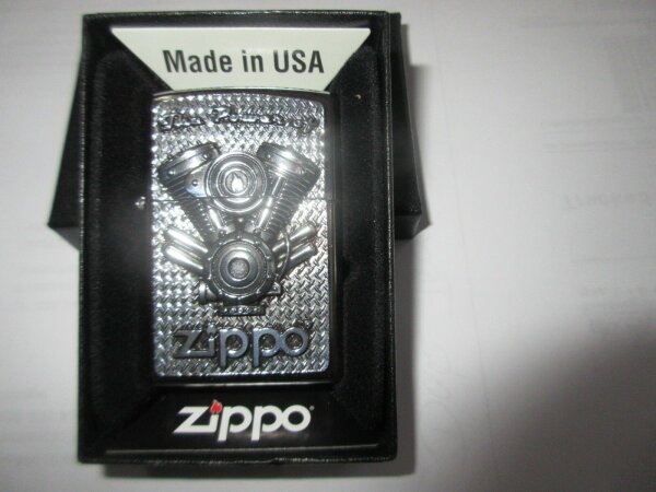 Zippo V-Motor Big Block Emblem