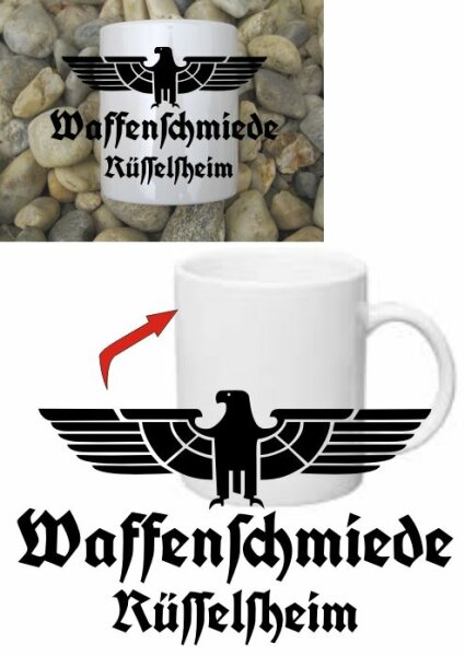 Waffenschmiede Rüsselsheim Tasse Kaffeetasse