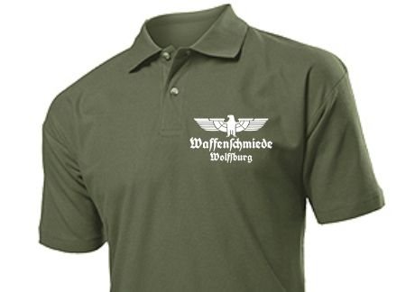 "Weapon Blacksmith - Your City Name - with Eagle" Polo Shirt