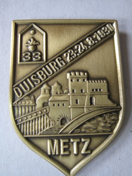 Pin Duisburg Metz 23.-24.08.1930