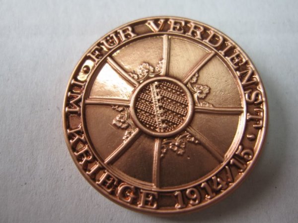 Pin Für Verdienst im Kriege 1914 / 1915