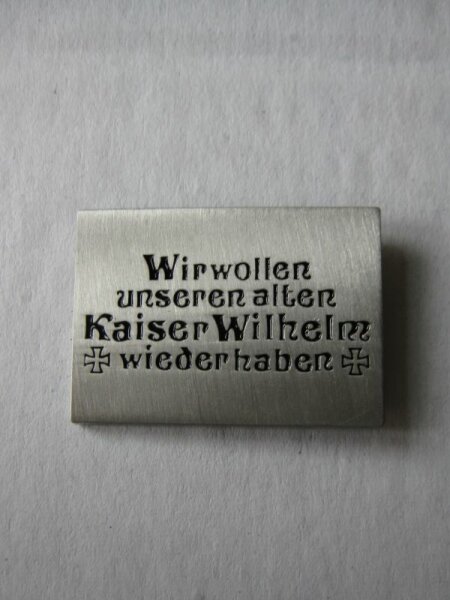 Pin Wir wollen unseren ...