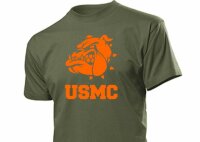 T-Shirt USMC Marine Corps Bulldog #1