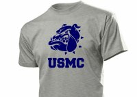 T-Shirt USMC Marine Corps Bulldog #1