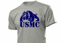 T-Shirt USMC Marine Corps Bulldog #2