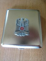 Eagle Oakleaf Banner Cigarette Case