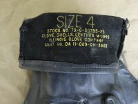 Set US Army Officer Leather Gloves Original M-1949