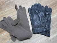 Set US Army Officer Leather Gloves Original M-1949