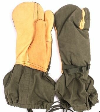 Original US Army Gloves Mitten Shells Trigger Finger