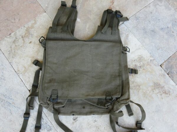 Original Ammunition Bag 1951-54 Indochina LegionCarrier Canvas V