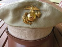 USMC Insignia Badge Screw Back Visor Hat Marine Corps