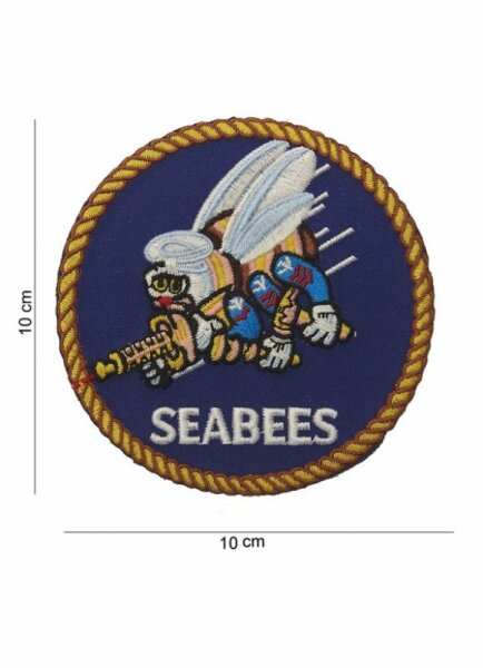 US Army Seabees Naval Construction Battalion Patch