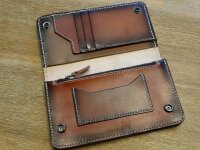 Geldbeutel Rumble59 - Leder Wallet "sunburst" handmade