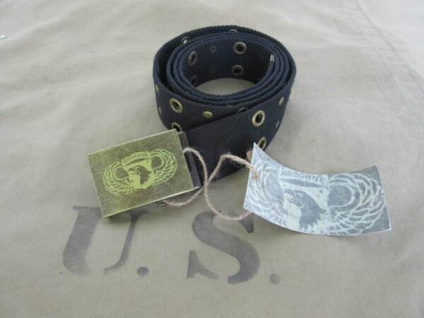 US Army Lochkoppel 101st Airborne Buckle Belt -130cm Paratrooper