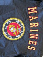 USMC US Marines Marine Corps Insignia Lederjacke